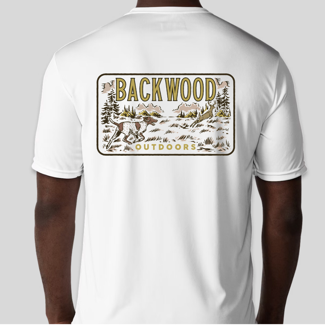 Chasing Tails White Performance Tee