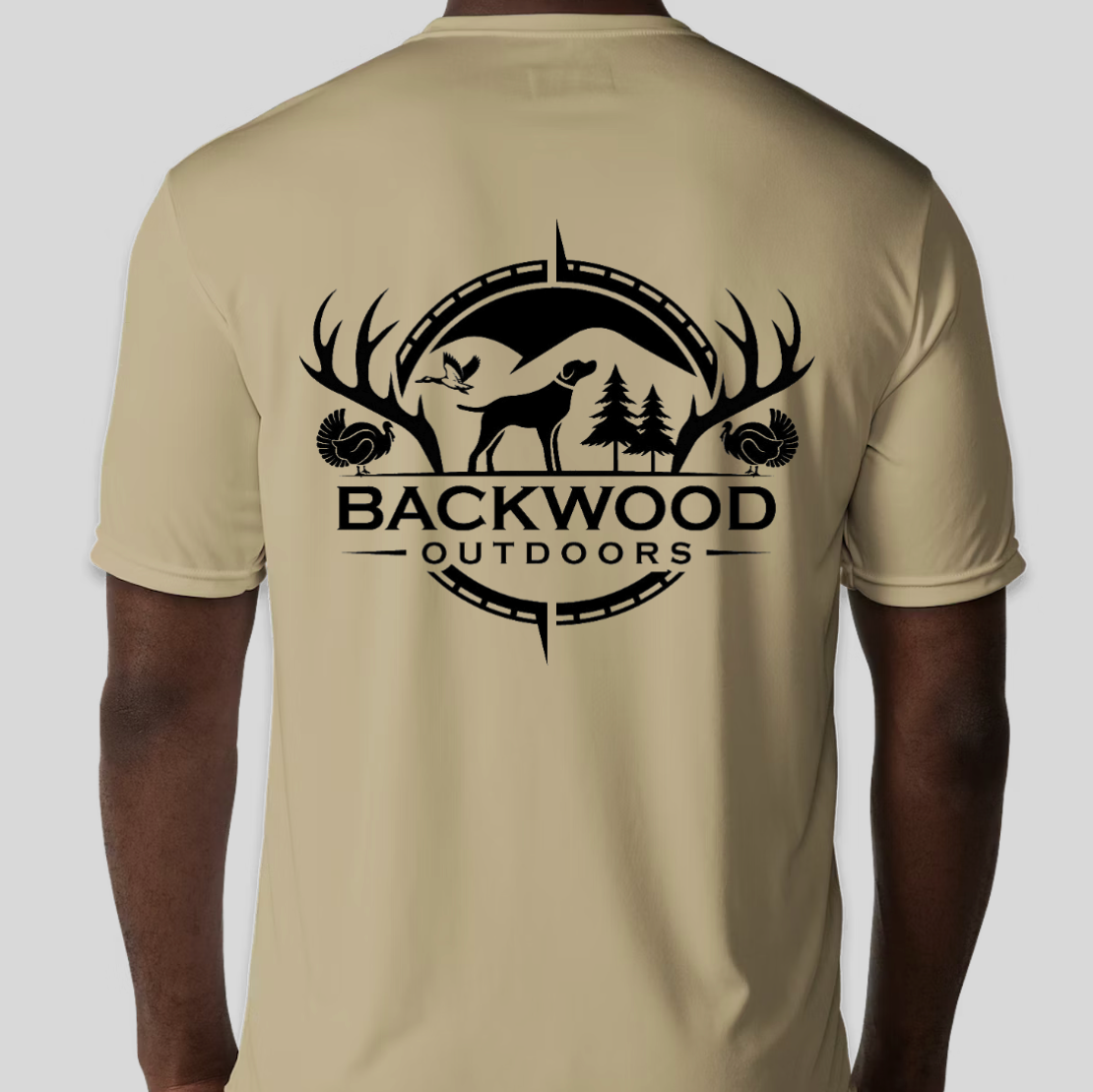 Backwood Sand Performance Tee