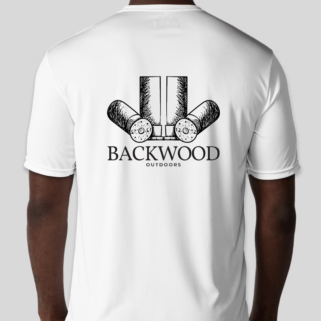 Shell White Performance Tee