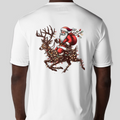 Whitetail Sleigh White Performance Shirt