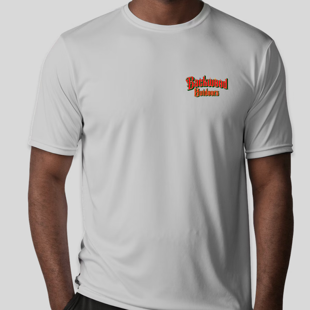 Barn Christmas Gray Performance Shirt